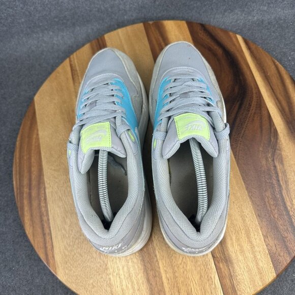 Nike Air Max 1 Essential Wolf Gray Blue White 599820-024 Sz 12 - Picture 8 of 14